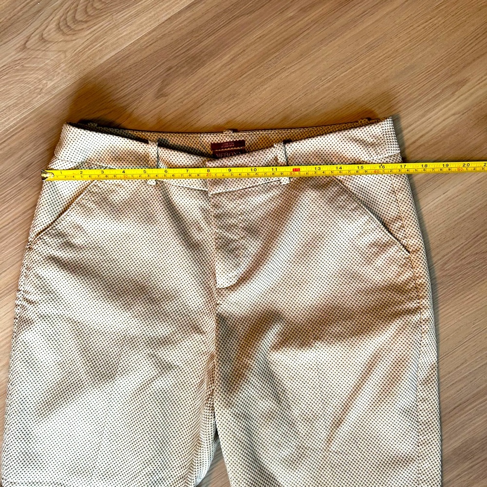 Classic Ankle Pants 12 Vintage Timeless-Tan Black White Career Neutral - Picture 5 of 8